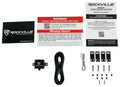 Rockville SS10P 10" 800w Slim Under - Seat Powered Car/Truck Subwoofer Sub+Amp Kit