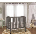 Dream on Me 3 - in - 1 Portable Crib Gray