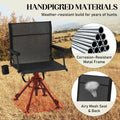 AECOJOY Lightweight Hunting Chair Without Cushion, Foldable & Rotating, Quiet Design for Deer Blind