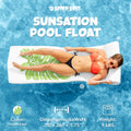 TRC Recreation Sunsation 1.75" Thick Foam Swimming Pool Lounge Float, Navy