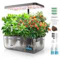Idoo 12 Pods Indoor Garden Kit, Hydroponics Growing System, Smart Herb Garden Planter with LED Grow Light