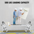 VEVOR Telescoping Aluminum Work Plank, 8 - 13 Feet 500 lb Capacity, 12.5 in Width Aluminum Scaffold Plank, Extension Staging Plank with Skid - Proof Platform Scaffold Ladder Accessory