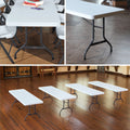 Lifetime 8 - Foot Commercial Grade Folding Table, White Granite (22980)