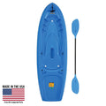 Lifetime Recruit 6.5 Ft Youth Sit - on - Top Kayak, Lime Green (90765)