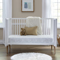 Ortho Rest Premium 2-Stage150 Coil Crib and Toddler Mattress. Gray
