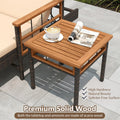 Tangkula Lounge Chair Outdoor with Side Table