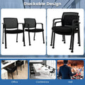 Tangkula Rolling Conference Room Chairs Set of 12