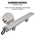 VEVOR Telescoping Aluminum Work Plank, 8 - 13 Feet 500 lb Capacity, 12.5 in Width Aluminum Scaffold Plank, Extension Staging Plank with Skid - Proof Platform Scaffold Ladder Accessory