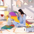 KORIMEFA 5 PCS Kids Climbing Toys for Toddlers 1 - 3, Lightweight Couch Kids for Crawling Sliding, Soft Play Equipment Foam Climber Blocks, Indoor Climb and Crawl Activity Playset