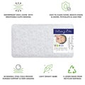 on Me Twinkle 5 88 Coil Crib and Toddler Mattress. Morning Mist Floral. Greenguard Gold Certified