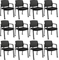 Tangkula Rolling Conference Room Chairs Set of 12