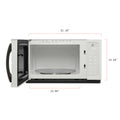 Beautiful 1.1 cu ft 1000 Watt, Sensor Microwave Oven, White Icing by Drew Barrymore, New