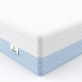 Dual Sided Crib and Toddler Mattress. 6 inch 2-in-1 Foam Baby Mattress for Standard Full Size Crib. with Removable Washable Cover