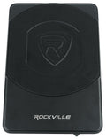 Rockville SS10P 10" 800w Slim Under - Seat Powered Car/Truck Subwoofer Sub+Amp Kit