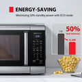Toshiba 2.2 Cu. Ft. Countertop Microwave Oven, 1200 Watts, Stainless Steel
