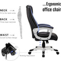 AECOJOY Office Chair Ergonomic, Leather Office Chair with High Back