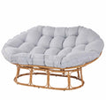 Better Homes & Gardens Double Papasan Accent Chair, Cream Boucle