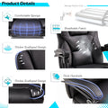 AECOJOY Office Chair with 7 Points Vibration Massage&Heat, Adjustable Ergonomic Recliner, Black