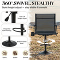 AECOJOY Tall Hunting Bar Chair, 360° Swivel, Compact Folding Design for Hunting Blinds