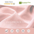 100% Pure Linen Duvet Cover with Button Closure and Corner Ties Soft & Breathable - Natural Full/Queen