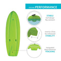 Lifetime Recruit 6.5 Ft Youth Sit - on - Top Kayak, Lime Green (90765)