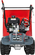Xtremepowerus Track Barrow, 660 lb Loading Capacity, 6.5HP Kohler, Gas Powered Wheelbarrow