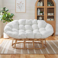 Better Homes & Gardens Double Papasan Accent Chair, Cream Boucle