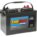 Everstart Lead Acid Marine & RV Deep Cycle Battery, Group Size 27DC 12 Volt, 750 Mca*