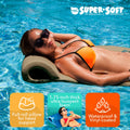 TRC Recreation Sunsation 1.75" Thick Foam Swimming Pool Lounge Float, Navy