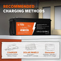 Litime 12V 200ah PLUS Lithium LiFePO4 Battery, Max 2560W Power Output, 10 - Year Lifetime, 200A BMS LiFePO4 Battery for RV, Solar, Off - Grid, Marine