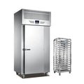 Kolice Commercial Heavy Duty 15 Trays Blast Chiller with Trolley Cart, Chest Freezer, Restaurant Freezer Cabinets, Shock Freezing Blast Freezer - Lowest Temperature - 40F( - 40� - )