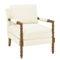 Pioneer Woman Harper Spindle Accent Chair, Jade Fabric Upholstery