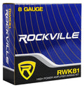 Rockville SS10P 10" 800w Slim Under - Seat Powered Car/Truck Subwoofer Sub+Amp Kit