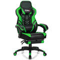 Ergonomic Gaming Chair Recliner with Footrest, Linkage Armrests & Lumbar Support, Big Wide High Back Swivel Video Gaming Office Computer Chair
