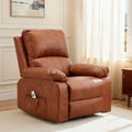 AECOJOY Recliner Chair, 360° Swivel Rocking Chair with Massage and Heat