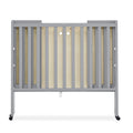 Delta Children Lee Portable Folding Mini Crib with 1.5 - Inch Mattress - Greenguard Gold Certified, Bianca White