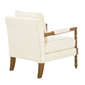 Pioneer Woman Harper Spindle Accent Chair, Jade Fabric Upholstery
