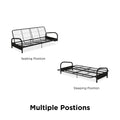 DHP Vermont Metal Futon Frame, Black