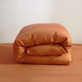 100% Pure Linen Duvet Cover with Button Closure and Corner Ties Soft & Breathable - Natural Full/Queen